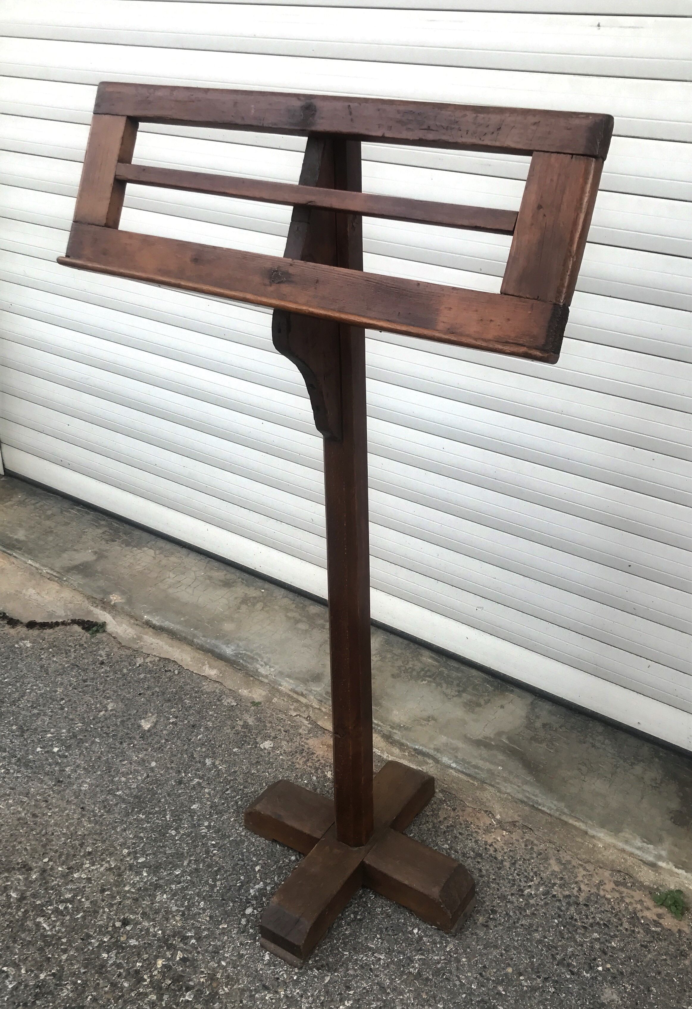 Ancient oak lectern