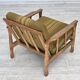 1970s, Danish armchair, furniture wool, solid oak wood.