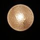 Vintage Glash-tte Limburg glass round ceiling light