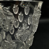 René Lalique "Malaga" model vase, pressed molded glass, circa 1937