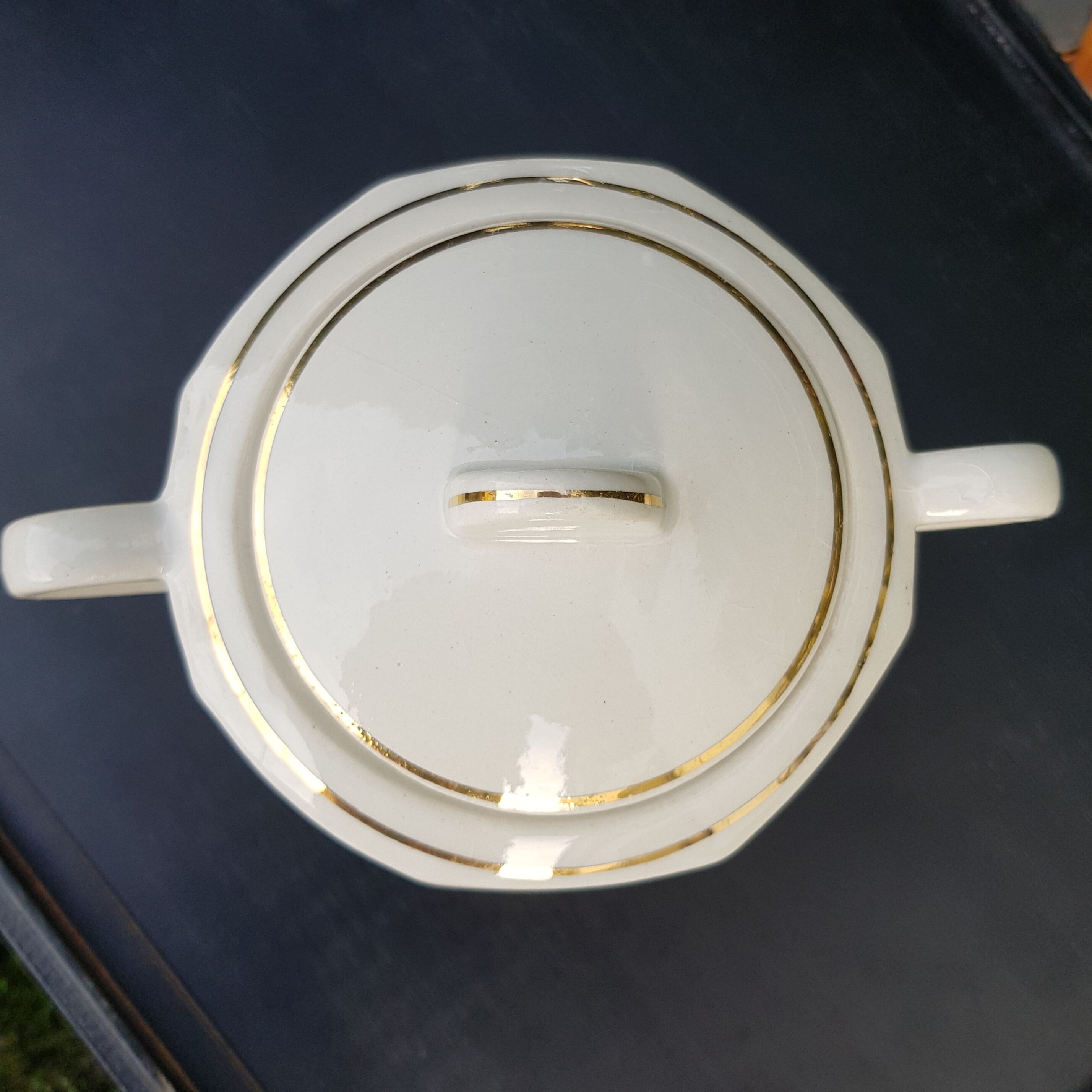 Sugar powder Badonviller porcelain