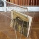 Vintage plexiglass magazine holder