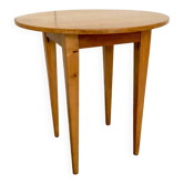 Wooden pedestal table from the 80s spindle legs