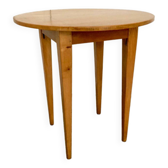 Wooden pedestal table from the 80s spindle legs