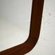 Teak mirror with beveled frame