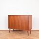 Mid-Century Danish Teak Tambour Doors Sideboard, 1960s.