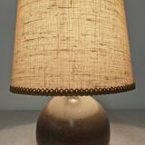 Lampe boule en terre cuite vernissée, France vers 1970