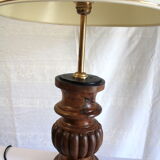Table lamp - wooden foot XIX
