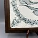 Cast iron trivet – swallow decoration – Longwy pottery