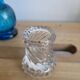 Small molded glass chandelier