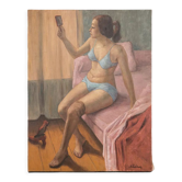 Oil on canvas by Jean Villebrun