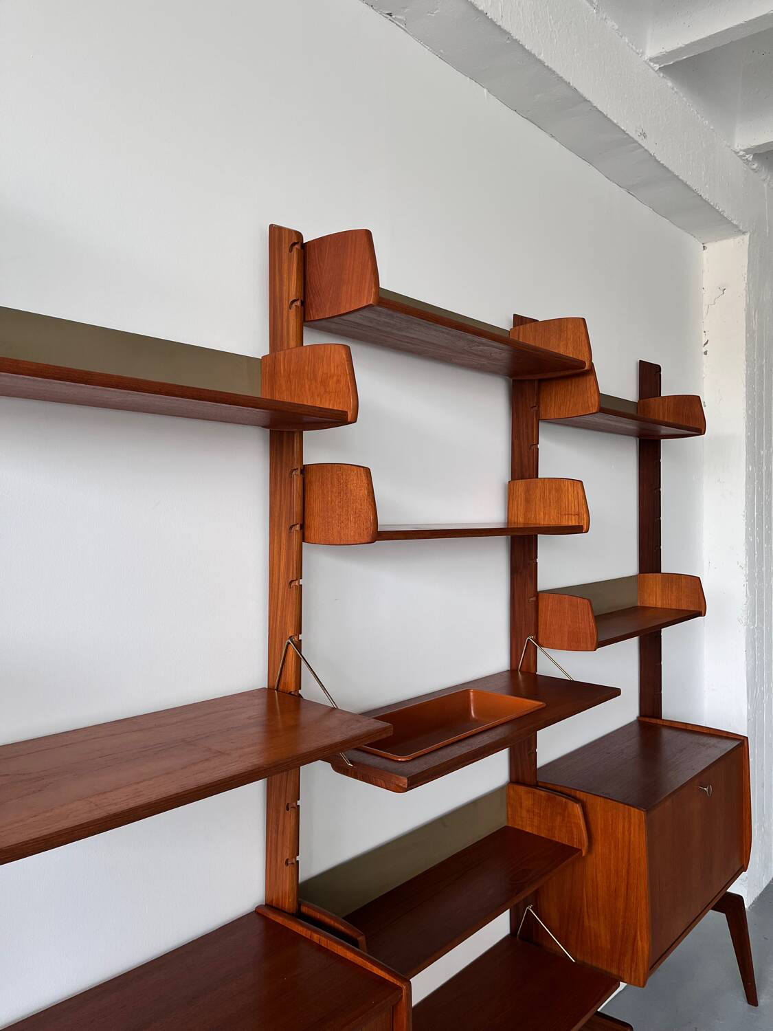 Scandinavian Mid Century Teak Bookcase, Norway 1960’s