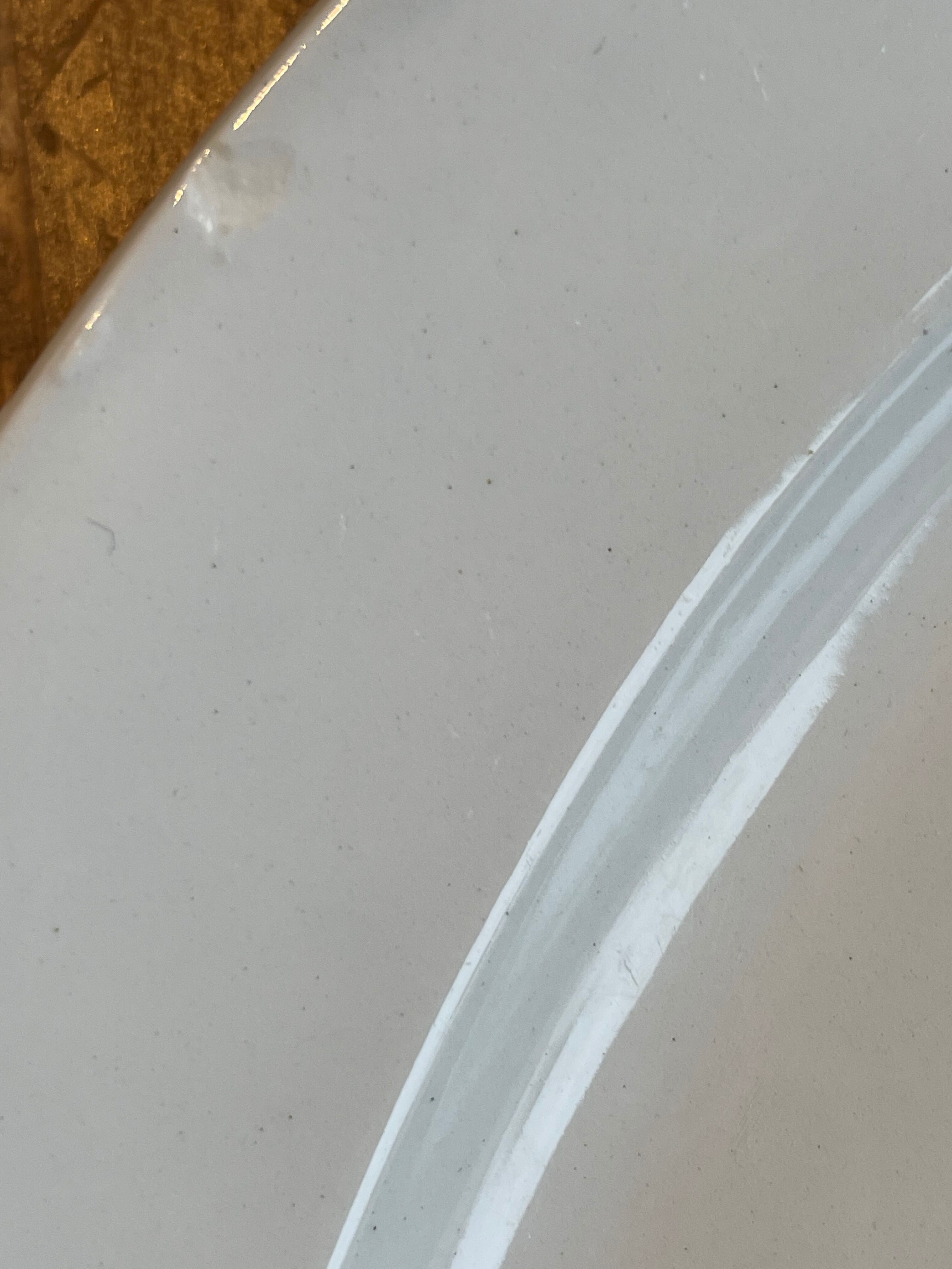 6 white dessert plates sarreguemines diguoin