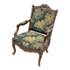 Regency armchair with floral upholstery