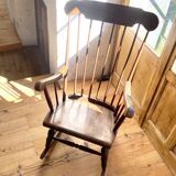 Rocking Chair Stol Kamnik dark wood