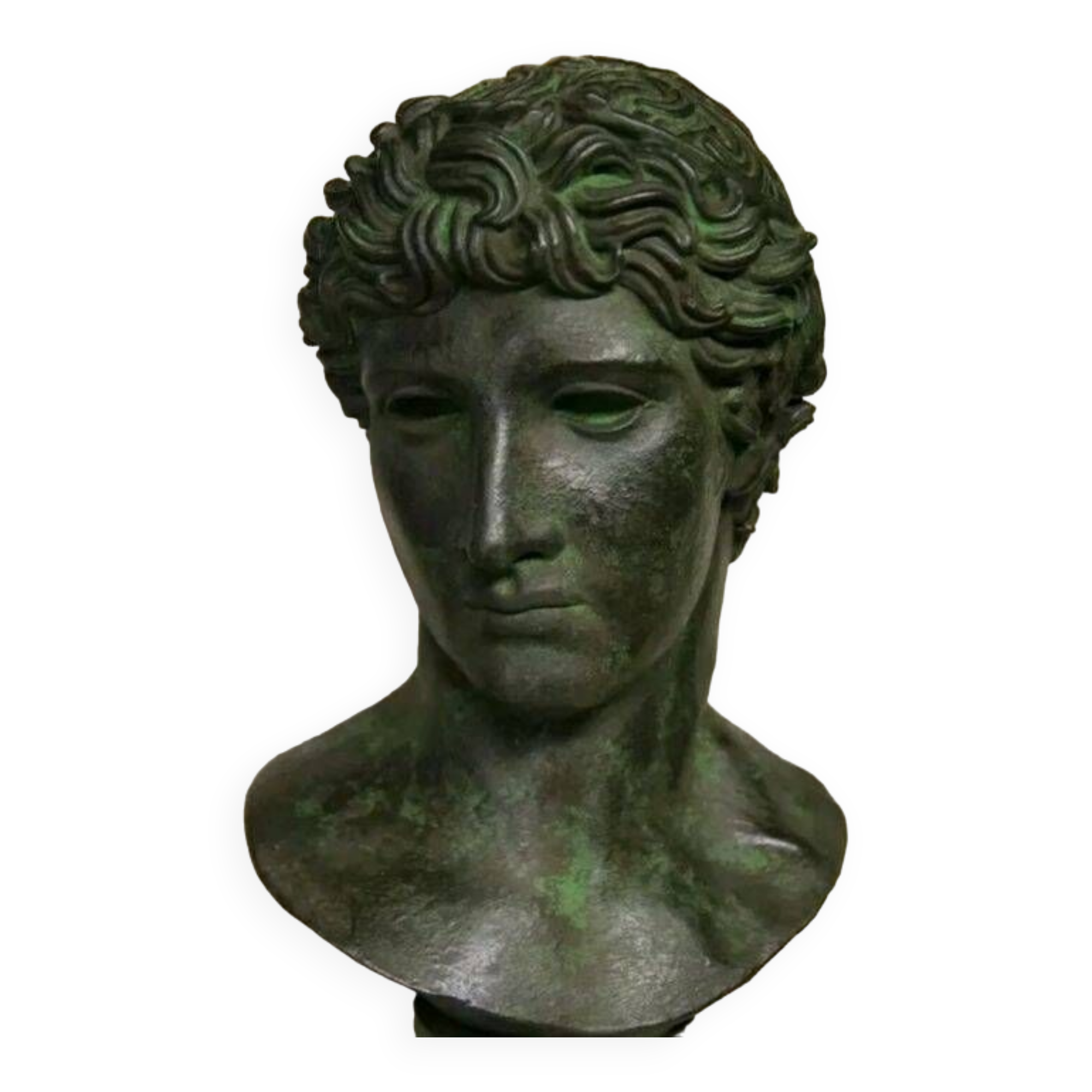 Magnificent bust of Roman Greek Apollo