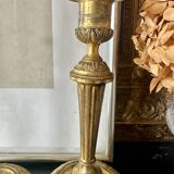 Pair of bronze candlesticks