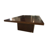 Table basse designer Paul Michel bois noyer
