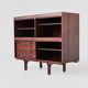 Meuble Gianfranco Frattini modèle 504 en palissandre Bernini Italie 1960