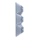Large Space Age wall light, 1970s
