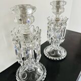 Baccarat pair of Thor model candlesticks