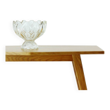 Bol en verre pressé unique, collection Tulip Hermanowa Hut, 1957