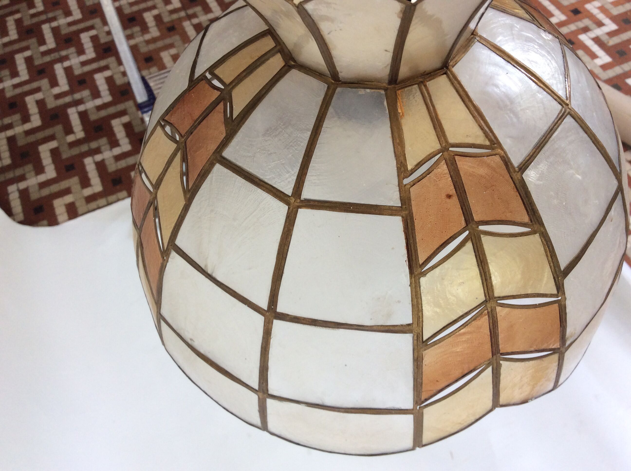 Vintage mother-of-pearl hanging