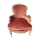 Louis XV style bergère armchair