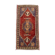 Small Vintage Turkish Rug 98x49 cm, Short Runner, Tribal, Shabby Chic