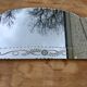 Miroir ancien art deco 63x39cm