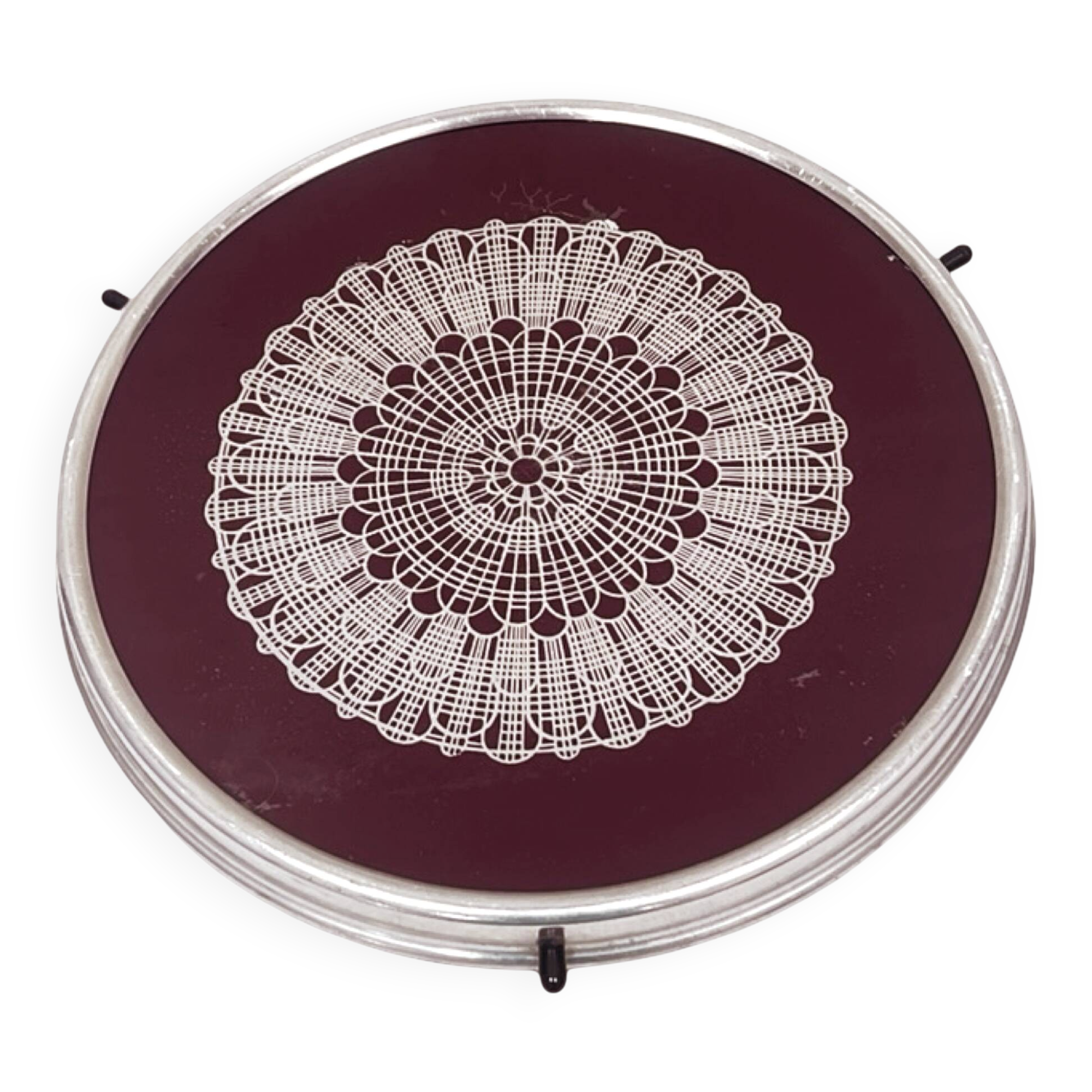 GOSMET Bydgoszcz Rotating Serving Tray – 1970s Vintage (PRL Era)