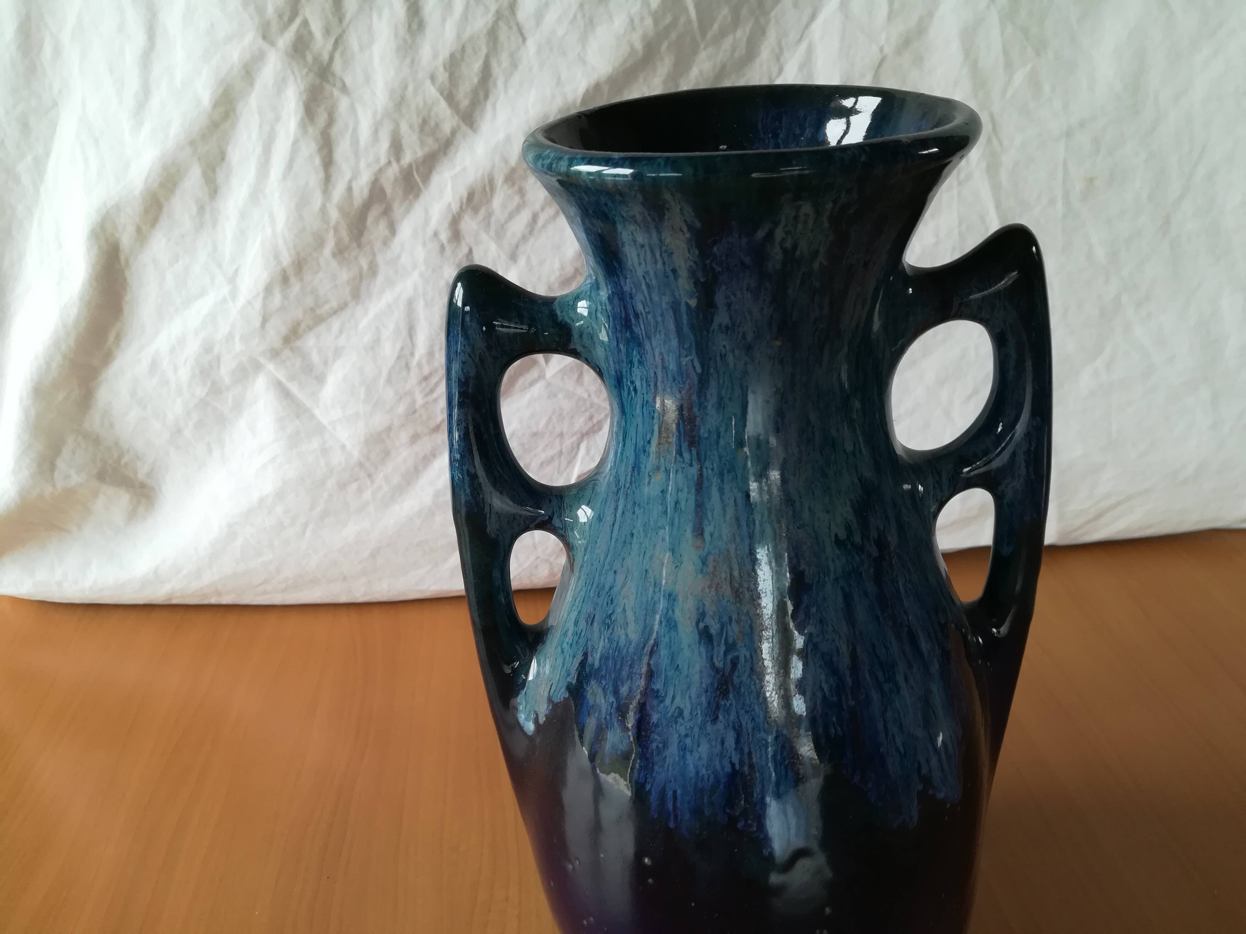 Stoneware Vase, Glazed Ceramic, Labrec Art Workshop