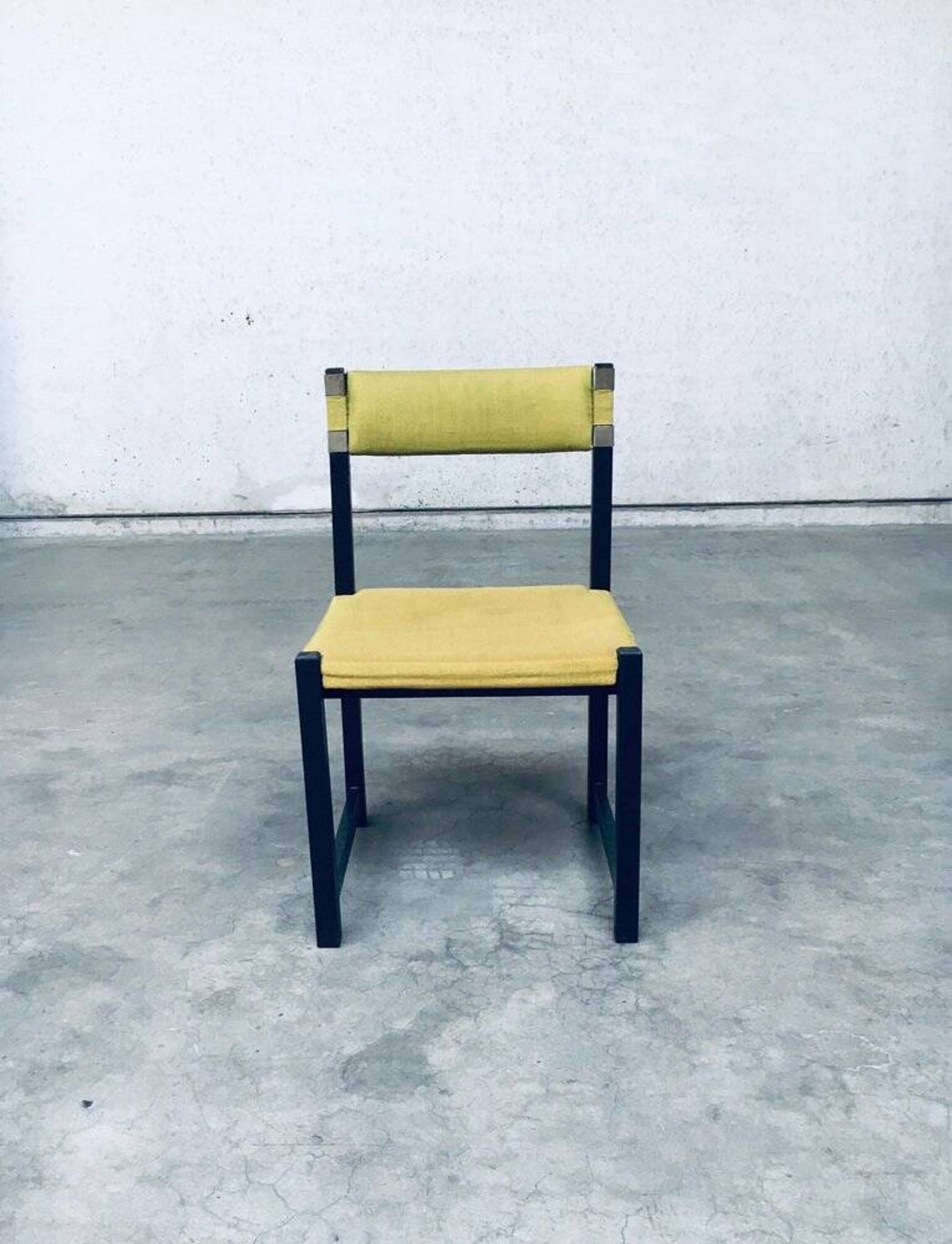Mid-Century Modern Dining Chair Set by J. Batenburg for Mi, Belgium 1969, Set of 6