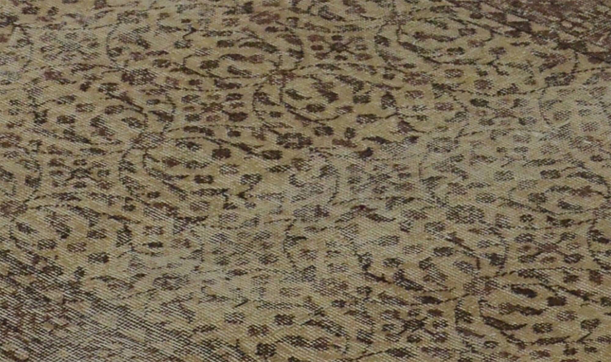 Turkish Anatolian Handmade Vintage Area Rug 201 cm x 114 cm