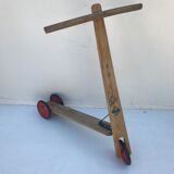 Old scooter vero baby abc in wood & metal of the 1960s vintage