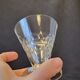 5 old glasses 1930 Verrerie Doyen Belgium model Lido faceted