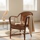 Vintage rattan armchair