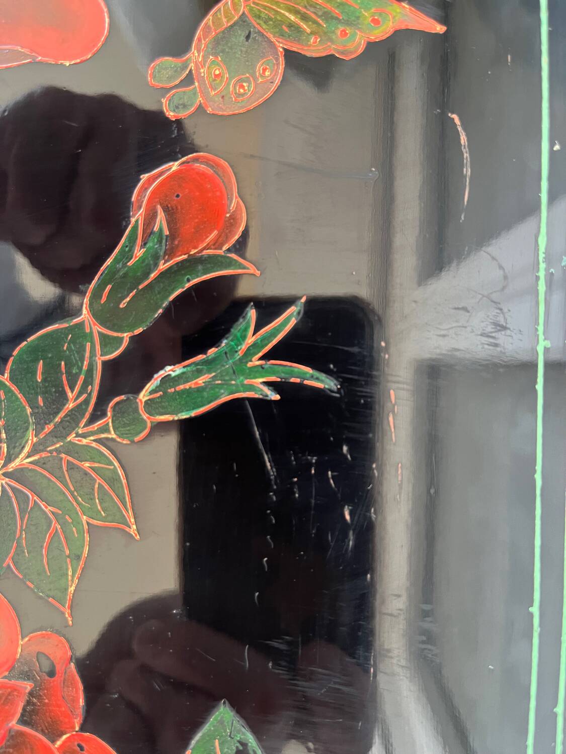 Chinese lacquer sideboard