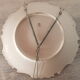Assiette porcelaine décor chasse