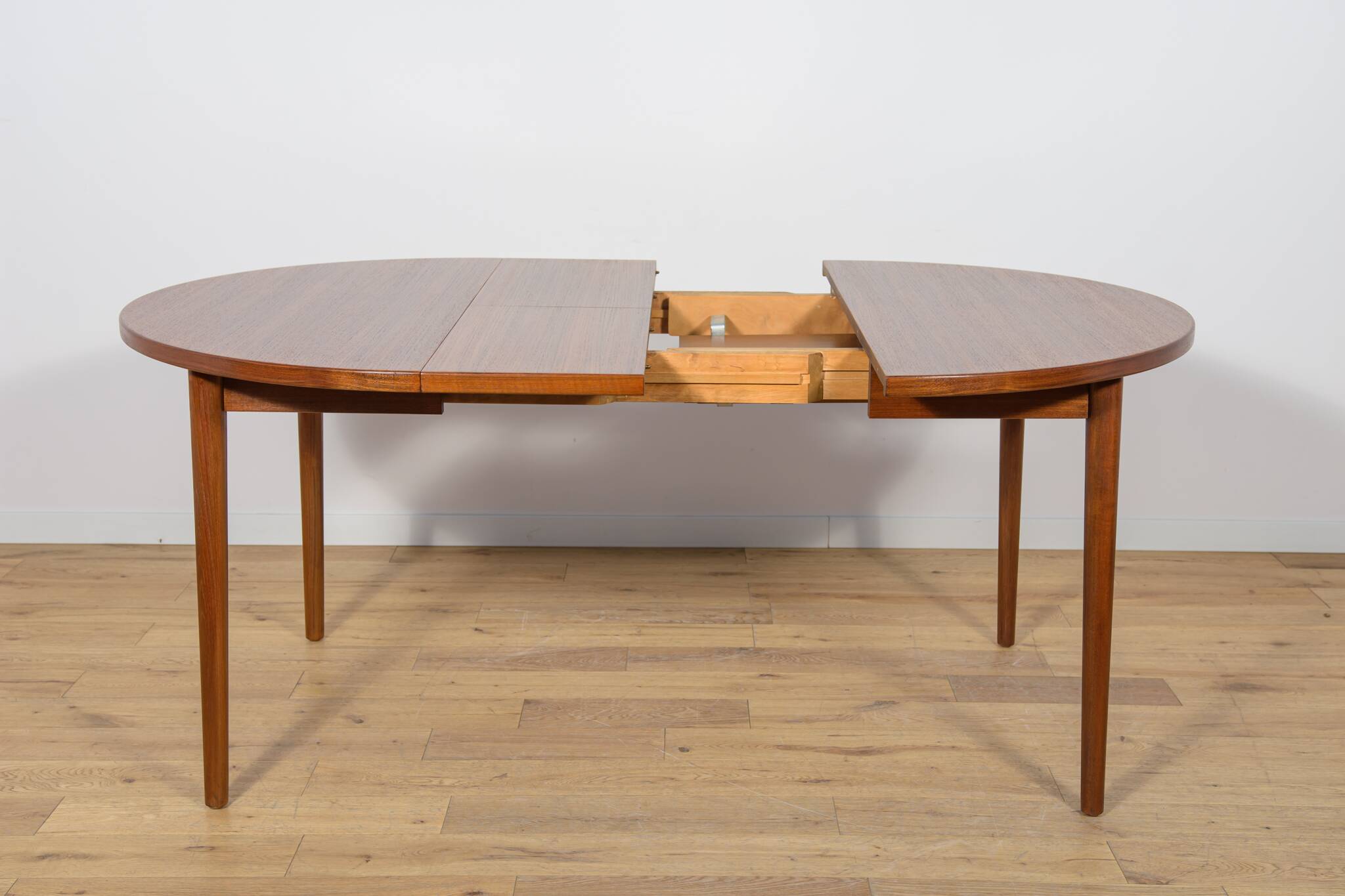 Mid-Century Round Teak Dining Table by Nils Jonsson for Hugo Troeds, Sweden