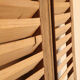 Pair of pickled wooden shutters