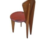 Beautiful Callegari design chair from the 70s, vintage wood