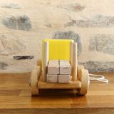 Vintage wooden transport truck