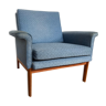 Rare Scandinavian teak armchair design Finn Juhl 1960 vintage