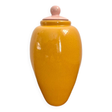 Saint Clément Vase France Yellow Pink