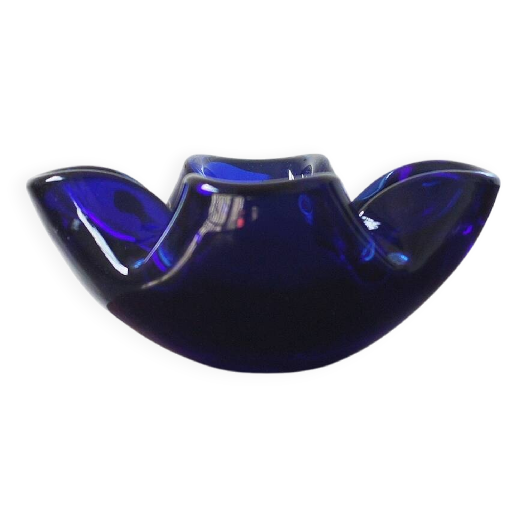 Vintage Italian Glass Ashtray, 1970s