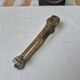 Antique brass sugar tongs