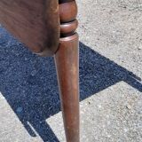 Mahogany shuttered table, flaps and 1 drawer