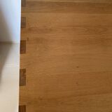 Contemporary solid oak desk