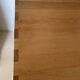 Contemporary solid oak desk